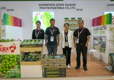 Sanmenxia Good Season Fruit & Vegetable was part of the Chinese pavilion. The company is a large grower and exporter of Shine Muscat grapes under its Fruits Party brand.